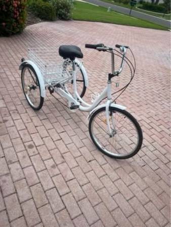 Adult Size Tricycle White 1