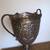 2 vintage 16" repousse urns finely worked silver tone metal w/ handles 4 thumbnail