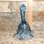 Vintage Fenton Blue Glass Bell W/Swirl Design, 7" 1 thumbnail