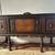 Antique English Jacobean Revival Carved Buffet Server Sideboard 1 thumbnail