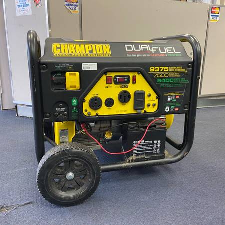 Champion 9375/7500 Watts Dual Fuel Power Generator 11056754 1
