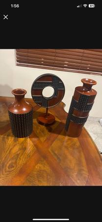 Set Of 3 Table Decoration / Vases For Decor 1