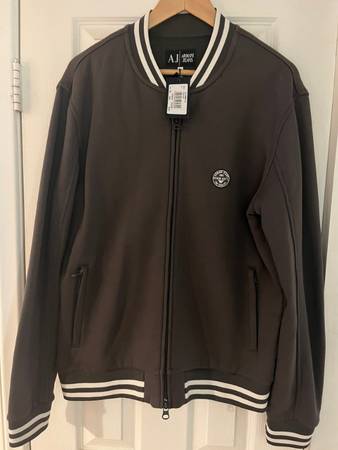 Armani Jeans Men’s Zip Up Jacket Size XL - Gray Color 1