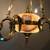 Natural Quartz 6 Light Chandelier Gold Brass 6 thumbnail