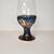 Blue Wine Glass Hand-Thrown Goblet Pottery Chalice 1 thumbnail
