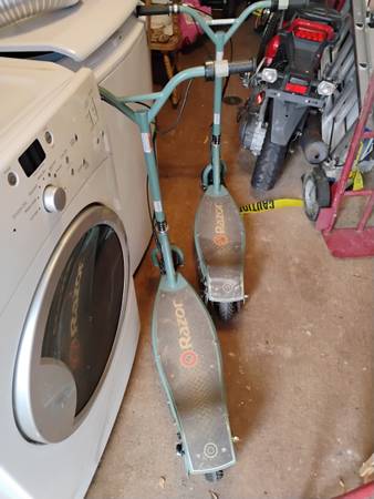 2 Razor scooters $55 each 1