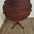 Table Tilt-Top Pie Crust Mahogany Table Ball & Claw Feet 12 thumbnail