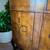 European crossroads john richard half moon vintage demilune cabinet 4 thumbnail