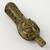 Antique 1925 Indian Brass Filigree Beast Tiger Pata Sword Handle Gaunt 1 thumbnail