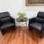 Black Marble Top End Table with Brass Legs Elegant End Table 8 thumbnail