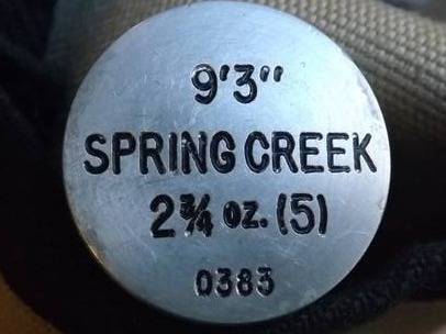 SUPER FINE SERIES ORVIS GRAPHITE 9'3"5WT FLY ROD NOS W/TUBE/SOCK 1983 1