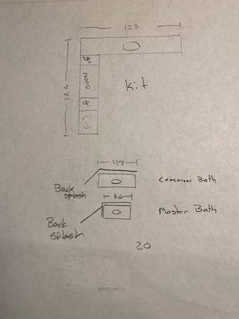 Counter top installer needed Quartz Under mount sink 1
