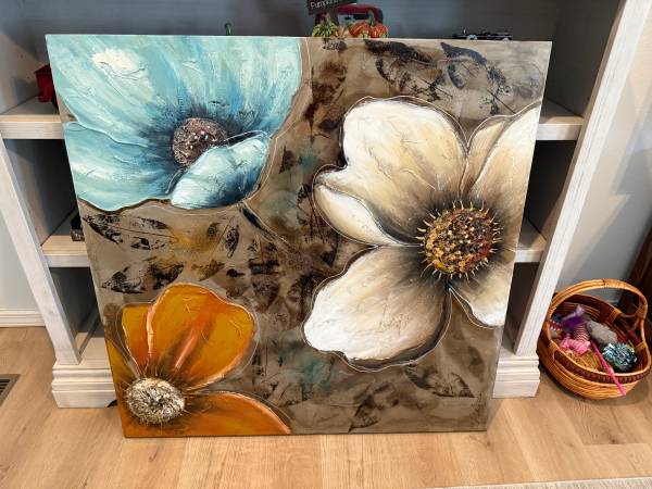 textured Canvas Wall Hanging - 39 x 39 - Kirklands 1