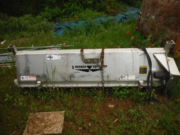 stainless steel 1 ton dump tail gate salt spreader 1