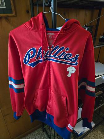 Stitches phillies zip up jacket with hood 1