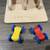 LOVEVERY WOODEN RACE & CHASE RAMP w/ 2 Cars Month 16-17-18 3 thumbnail