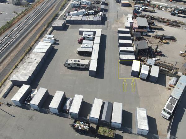 8'x20' container With 12'x20' Parking Stalls - Shiloh Industrial Park 1
