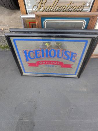 9 vintage bar mirror's 1