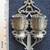 *~~~ Match Safe/Holder for Wall ~ Double Pocket ~ Solid Cast Brass  ~~ 1 thumbnail
