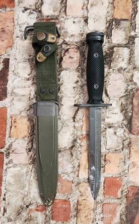 US M4 Bren Dan Bayonet w/USM8A1 Scabbard 1