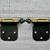 Amerock Facemount Variable Overlay Hinges Antique Brass Finish. 2 thumbnail