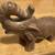 Vintage alabaster elephant figurine, made in Brasil 1 thumbnail