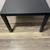 KITCHEN TABLE BLACK EBONY WOODGRAIN FINISH FORMICA 36" x 36" NEW 3 thumbnail