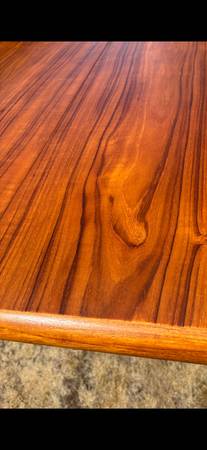 Danish teak D-Scan extendable dining table - $700 (Bellingham)63435755095297122