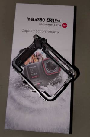 Insta360 ACE PRO Action Camera with cage, 8K  New Condition 1