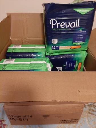 PREVAIL ADULT DIAPERS Pullups-  Best Brand - Size: XL 1