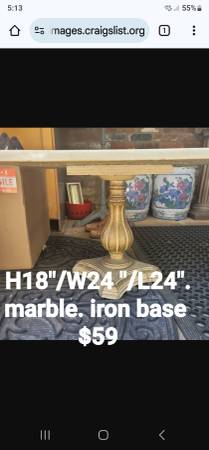 high quality outside. Inside small table 1