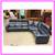 Ekornes Stressless Paradise Sectional In Navy Blue Aniline Leather 2 thumbnail