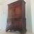 Antique Walnut French Cabinet Dark Brown Color 3 thumbnail