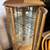Antique Oak Corner Curio Display Cabinet 6 thumbnail
