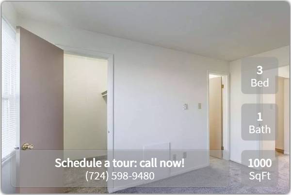 $880 / 3br - 1000ft2 - Convenient location in Indiana - Come see our 3 Bed / 1 bath! (Indiana)63977126902402122