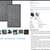 New In Package - Pair of Gray Doormats 1 thumbnail