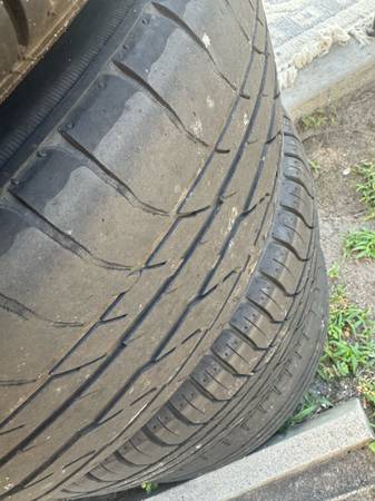 16” rims amd tires - $120 (West Warwick)62970102059523123