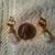 14K GOLD  EAR RINGS 1 thumbnail