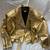 ITALIAN GOLD LEATHER JACKET 1 thumbnail