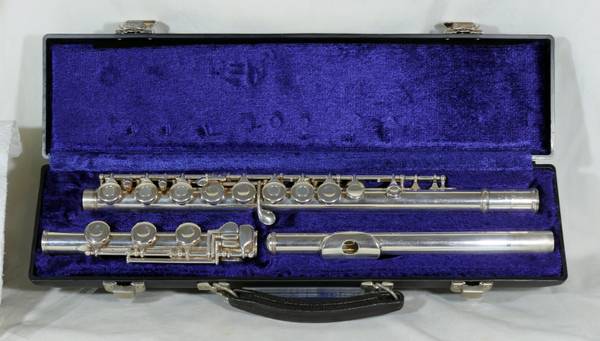 Selmer OMEGA flute - open hole, B-foot, solid silver Head, Body, Foot 1