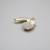 14K Yellow Gold Rooster Charm with Clear Stones 5 thumbnail
