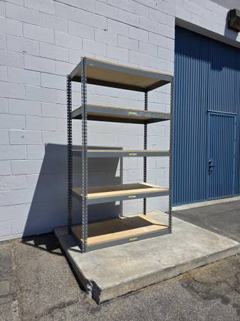 Garage Warehouse Rack Shelving 48 in W x 24 in D Storge Shelves 1