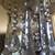 Antique Crystal Lamp -Tall, Huge Prisms, Nice Color, Hollywood Regency 21 thumbnail