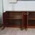 Teak mcm style Large industrial sideboard, credenza cabinet 10 thumbnail