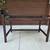 CRATE & BARREL GLASS TOP DESK WITH PULL OUT KEYBOARD / STORAGE TRAY 2 thumbnail