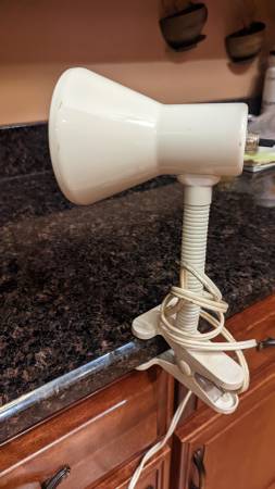 2 different Style Clip Lights for desk or table 1