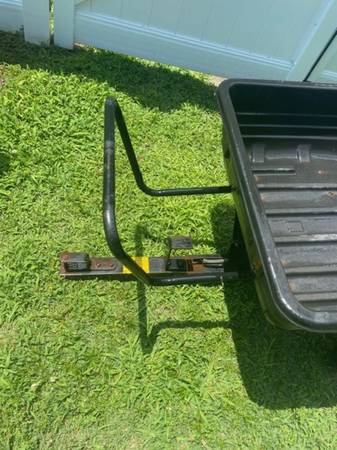 CE 10 CU. FT. PLASTIC TOW CART/WHEELBARROW FOR LAWN TRACTOR OR PULL - $12563440201957633124