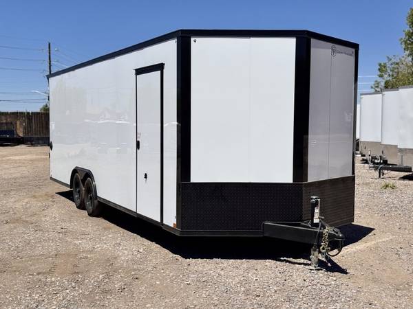 Cross Trailers 8-24-1.5V Enclosed W/ Black Out package 10K GVWR 1