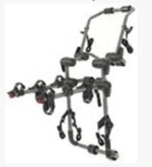 3 Bike Rack for Vehicles w/ Spoilers - Trunk Mount 1