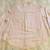 ABERCROMBIE & FITCH Oversized XXS Long Sleeve Button Shirt Beige/White 2 thumbnail